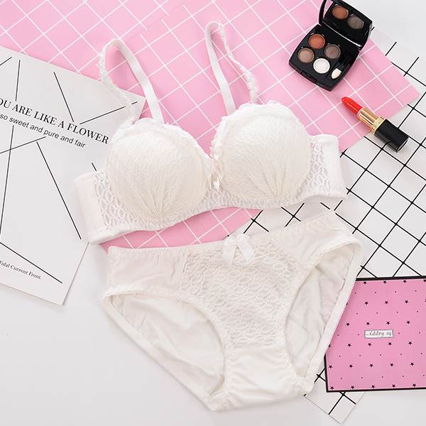 Đồ lót Panties Một Set của Nữ trung học phổ thông cô gái Sexy Thu thập Sidon Hàn Quốc phiên bản của vú nhỏ áo ngực mùa hè