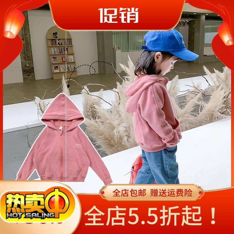Girl Coats Cute Super Cute Children Foreign Pie 2021 New Spring Autumn Dress With Long Sleeve Baseball Suit With Hat Tide