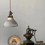 Ретро стеклянная люстра, зеленый стеклянный чай с молоком для гостиной