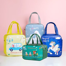 Cartoon portable lunch bag insulated lunch box bag cute work with rice packaging lunch box lunch bag for primary school students