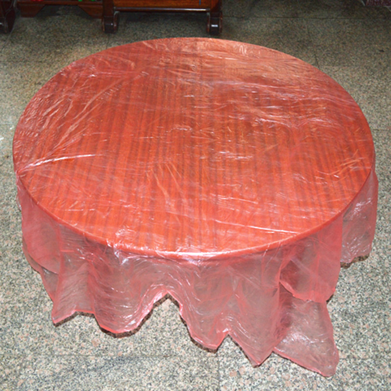 Festive Wedding Scene Arrangement Decoration Red Table Cloth Red Table Cloth Disposable Red Table Cloth Plastic Table Cloth Packs A Pack