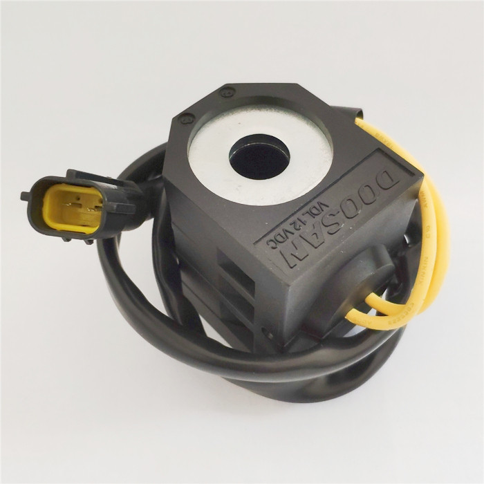 Excavator Doosan Daewoo 150 220 225 300-5-7 Walking pilot safety lock solenoid valve coil