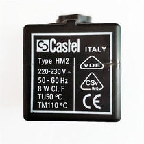 Castro Castel Hongsen Type solenoid valve coil 380 9100 RA6 Type HM2 220V 24V