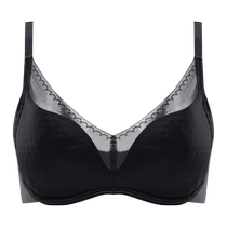 Seamless underwear for women in summer thin style big breasts slimming soft steel ring anti-sagging new sexy lace bra