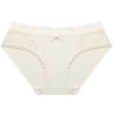 Сексуальные трусы, хлопковые белые кружевные тонкие штаны