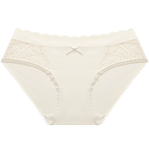Сексуальные трусы, хлопковые белые кружевные тонкие штаны