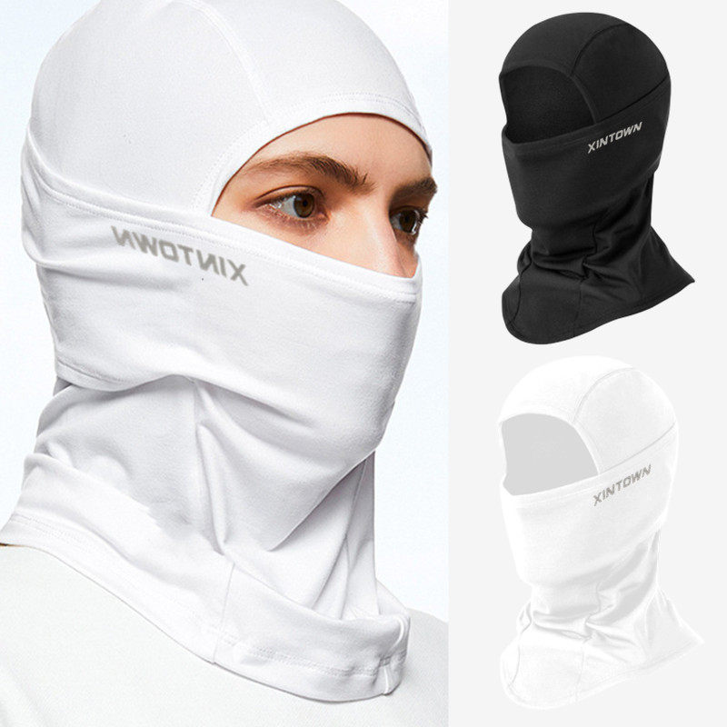 XINTWON winter ski protective face mask riding windproof helmet lining anti-chill equipped full face warm liner-Taobao