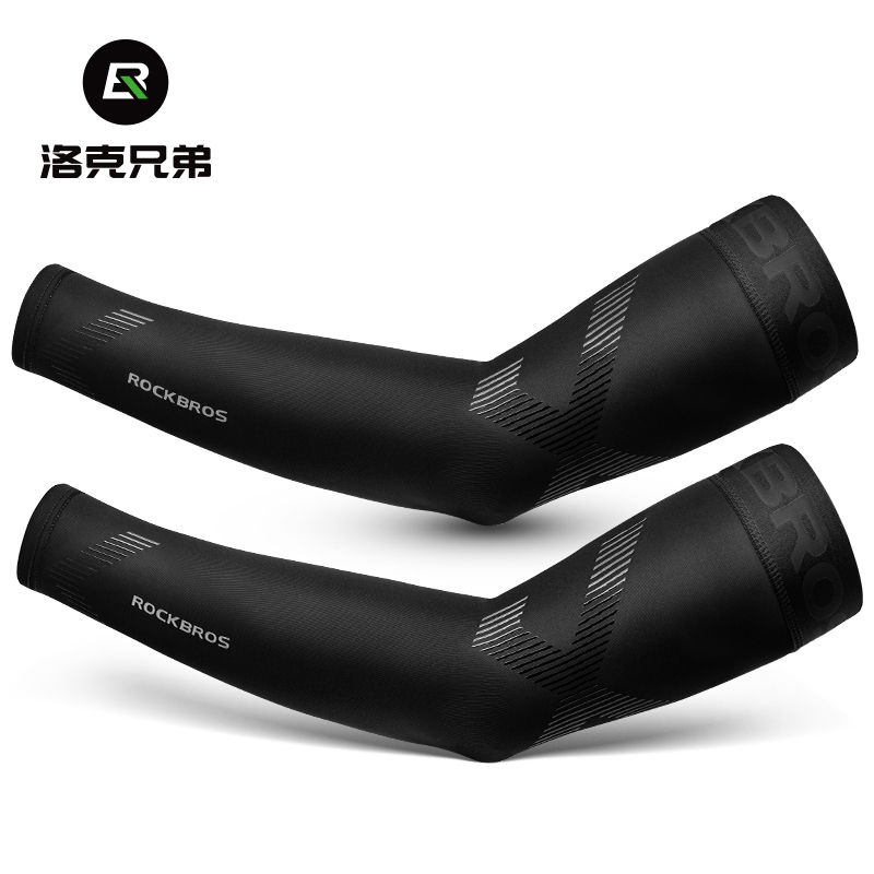 Rock Brothers Sun Protection Sleeves for Women and Men, Uv Protection Arm Sleeves, Ice Silk Summer Cycling Sleeves