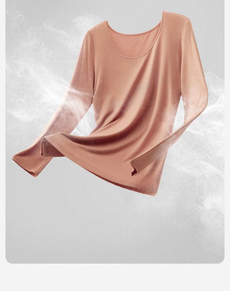 【中国直邮】Bananain蕉内 保暖内衣套装抗静电+5℃~15℃轻薄暖热皮301 女士 黑色 S码