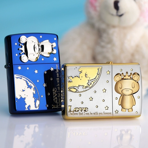 Высококлассная оригинальная зажигалка для друга, с медвежатами, делается под заказ