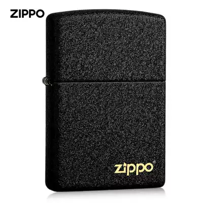 ZIPPO Zippo lighter genuine 236 matte black crack paint original counter genuine personality lettering