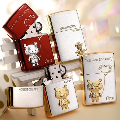 Высококлассная оригинальная зажигалка для друга, с медвежатами, делается под заказ