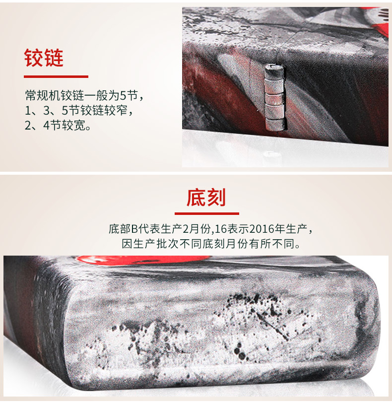 美国原机进口 Zippo 19秋季新款 幸运锦鲤个性彩印 16孔防风打火机 图12