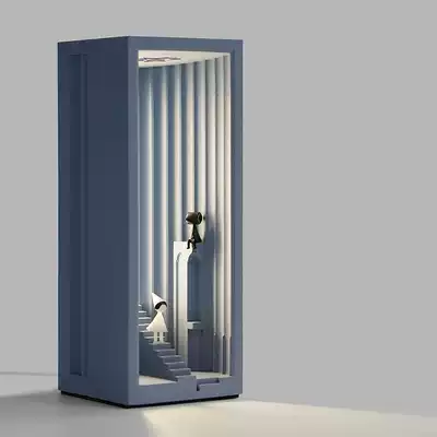 Nothing more than Monument Valley cement night light bedroom bedside lamp designer gift ins wind ornaments creative table lamp