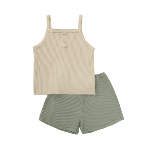 Брендовый детский комплект, жилет, летняя одежда для выхода на улицу, эффект подтяжки