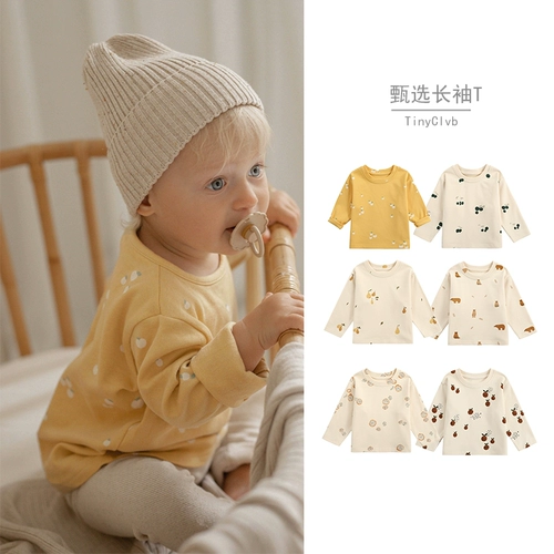 Брендовый скандинавский бархатный детский хлопковый демисезонный лонгслив, термобелье подходит для мужчин и женщин, увеличенная толщина, детская одежда