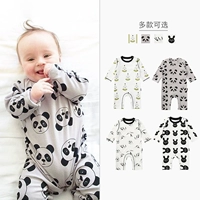 Брендовое хлопковое детское осеннее боди, детский лонгслив, пижама, увеличенная толщина, в западном стиле