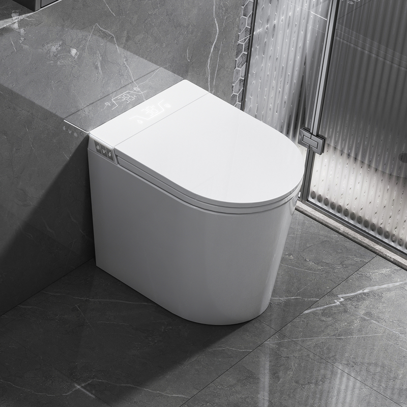 New Product 48cm Built-In Foam Shield Small Household Smart Toilet Fully Automatic Sensor Flip-Top Sterilization Seat Toilet