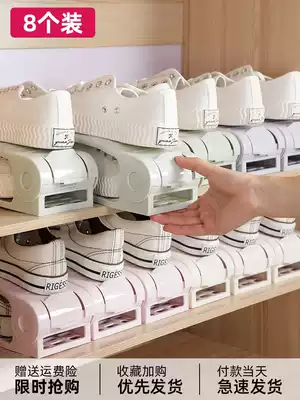 Shoe cabinet storage artifact shoe rack Integrated Household space saving adjustable shoe rack double shoe support dormitory