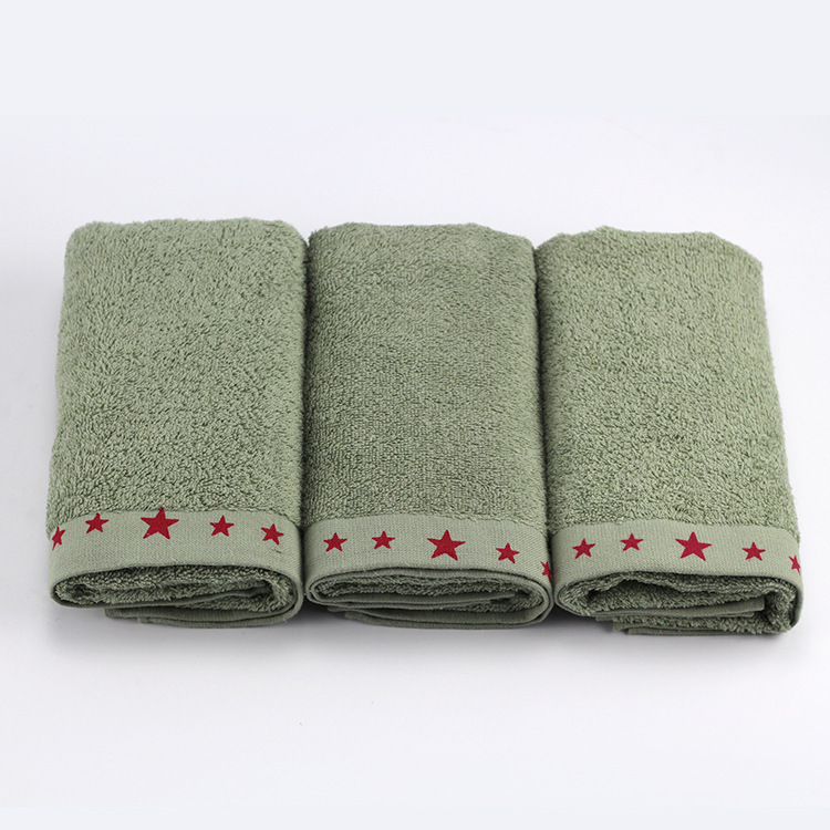 Authentic Military Training Green Towel for Face and Bath, Soft, Water-Absorbent, Skin-Friendly Square Bath Towel, Comfortable Pure Cotton Face Towel Authentic Military Training Green Towel for Face and Bath, Soft, Water-Absorbent, Skin-Friendly Square Bath Towel, Comfortable Pure Cotton Face Towel