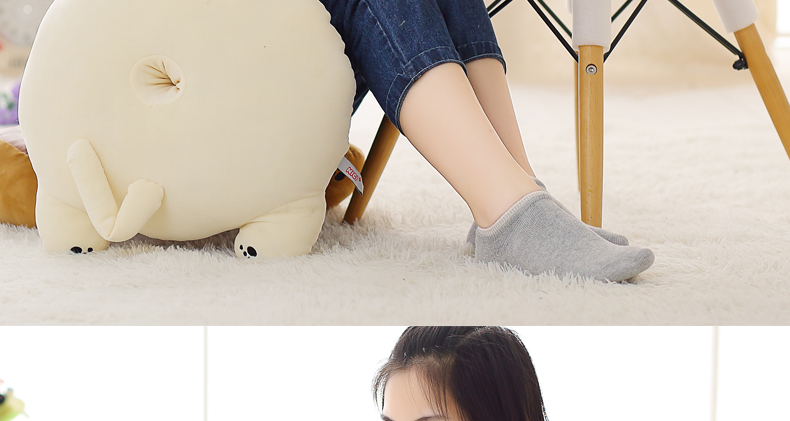 Creative Down Cotton Cat Piggy Polar Bear Ass Đệm Híp Đệm Dễ thương Gấu mềm đệm bệt
