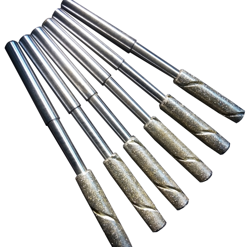 m13 adjustable diamond reamer Twisted honing stone reamer inner hole spiral fine sand sand strip machine High-speed mesh alloy