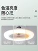 Fan Light for Restaurant with Integrated Fan, E27 Screw Socket, Integrated Led Small Ceiling Fan Light for Kitchen, Energy-Saving for Home Use in Bedroom