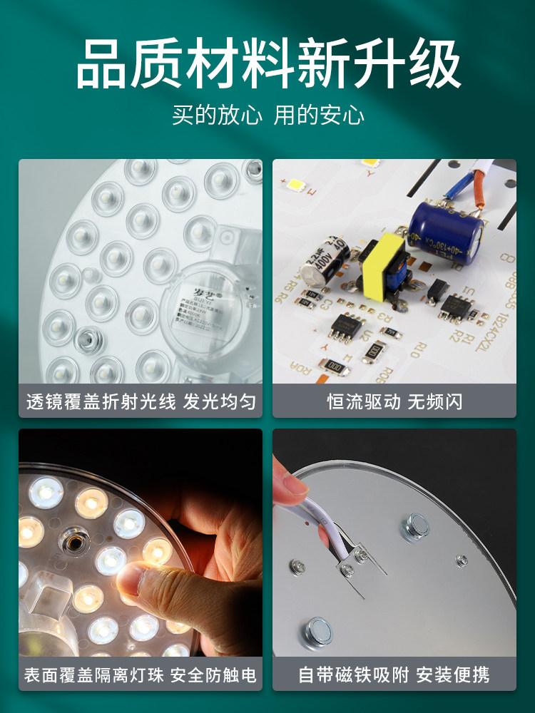 Kitchen Light Led Ceiling Light Core Corridor Aisle Light Kitchen and Bathroom Light Bathroom Balcony Toilet Restroom Lighting