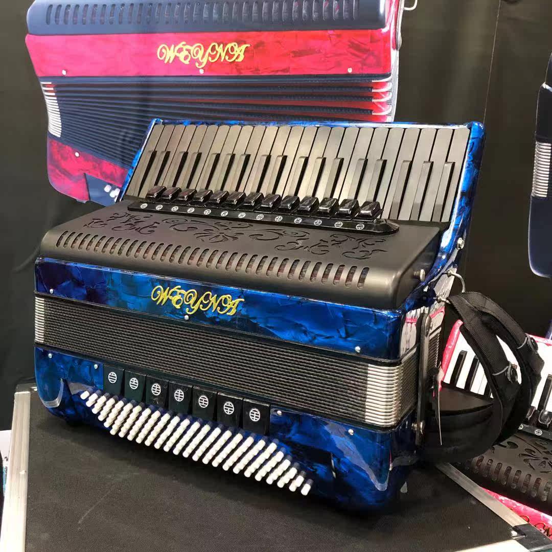 WEYNA brand 120 bass 41-key four-row spring high-end professional performance accordion
