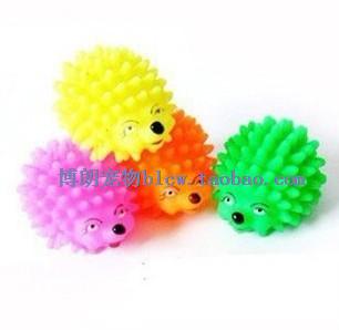 Vocal nhím thú cưng silicone đồ chơi mèo và chó đồ chơi màu sắc ngẫu nhiên đầy đủ 6 miếng banh đồ chơi cho chó