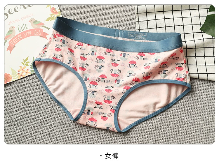 Bên trong phim hoạt hình gốc in modal cotton vài đồ lót cá tính thời trang nam triều boxer thanh niên nam nữ quần short quan lot doi nam nu