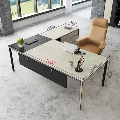 Home office table and chair combination single group Simple modern office desk teacher new personal computer training table