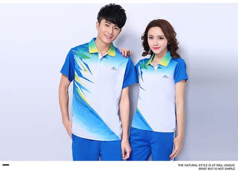 Jin Guanchun mùa hè ngắn tay phù hợp với thể thao Jiamusi nhóm thể dục nhịp điệu cạnh tranh quần áo nhảy vuông nam và nữ kích thước lớn - Thể thao sau bộ quần áo adidas nam mùa hè