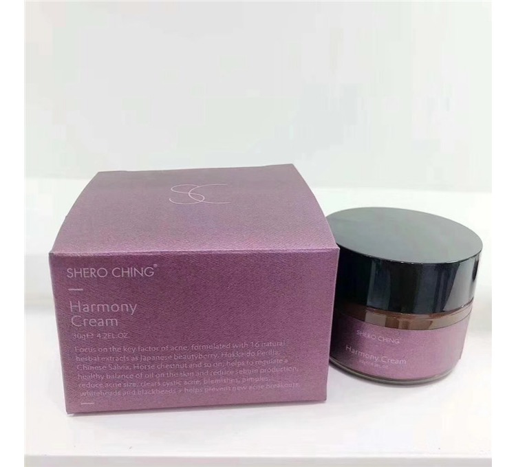 New SHERO CHING Hilo Perilla Acne Kem điều hòa làm dịu da khử sắc tố Sửa chữa mụn trứng cá Pockmark kem dưỡng ẩm skin1004