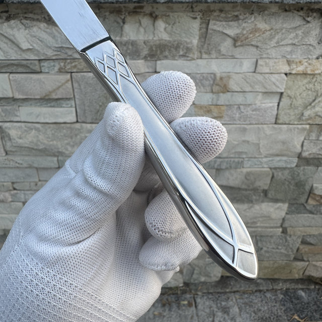 Sharp Japanese YAMAZAKI stainless steel western tableware steak knife thickened household western tableware knife