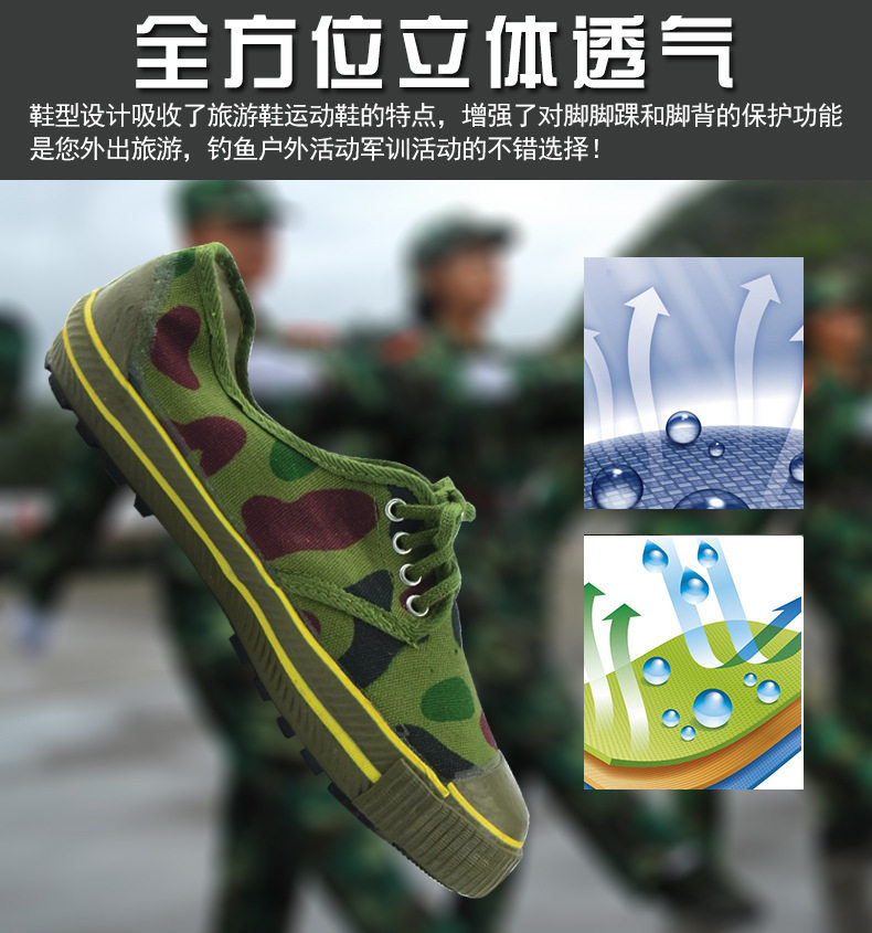 Boots militaires pour homme - Ref 1399517 Image 9