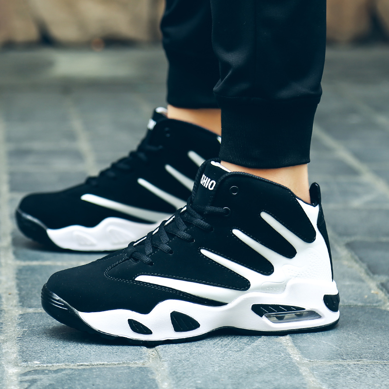 Basketball shoes boy high gang sports shoes 2022 new boy shoes wear shoes and shoes in the spring of the shoes