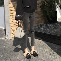 Штаны, утепленные джинсы, осенние, подходит для подростков