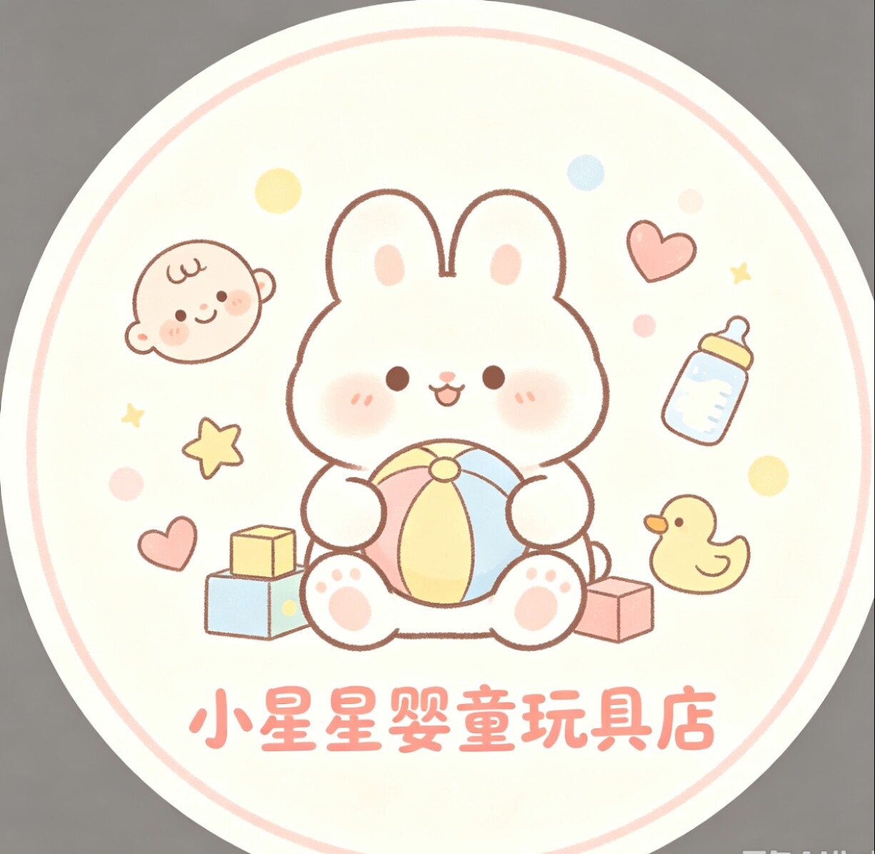 小星星婴童玩具店的LOGO