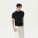 Цветная трикотажная летняя футболка для отдыха, в американском стиле, круглый воротник, короткий рукав