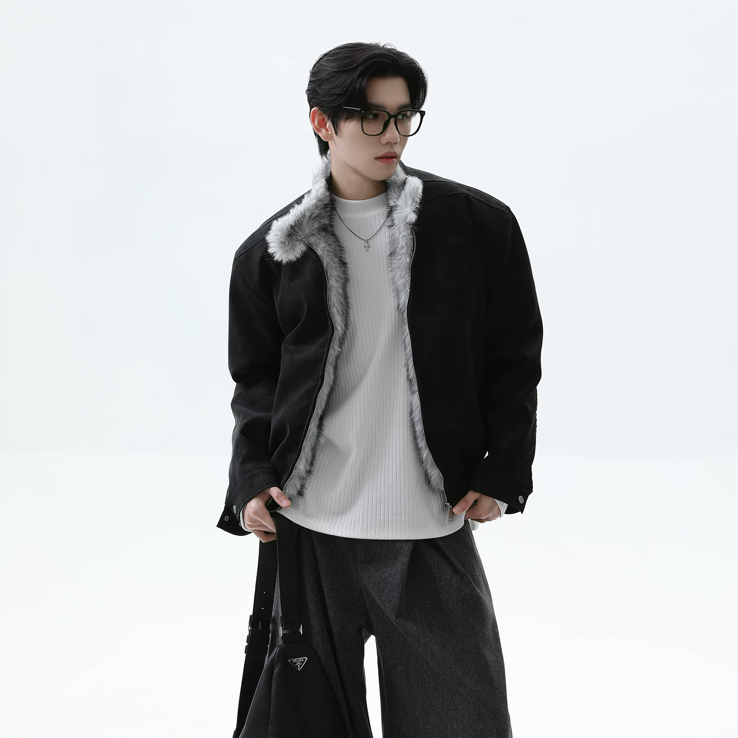 TURNTIDE "One piece for winter" Harrington горная резьба хлопковое пальто для тепла от холода, воротник из меха и бархатная куртка