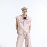 Трендовая джинсовая юбка, модный кардиган, джинсы, штаны, короткий рукав