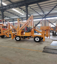 Juyang supply crank lift diesel battery type aerial work platform lift platform lift platform car