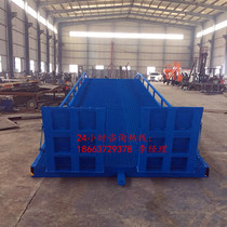 Boarding axle mobile hydraulic logistics lift dock platform fixed forklift container loading and unloading platform