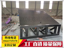 8 ton fixed hydraulic den-bridge warehouse logistics auxiliary platform forklift truck with platform slope lifting and unloading platform