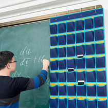 Classroom class mobile phone bag 54 cell phone storage bag hanging bag door back wall wall can be customized thickened