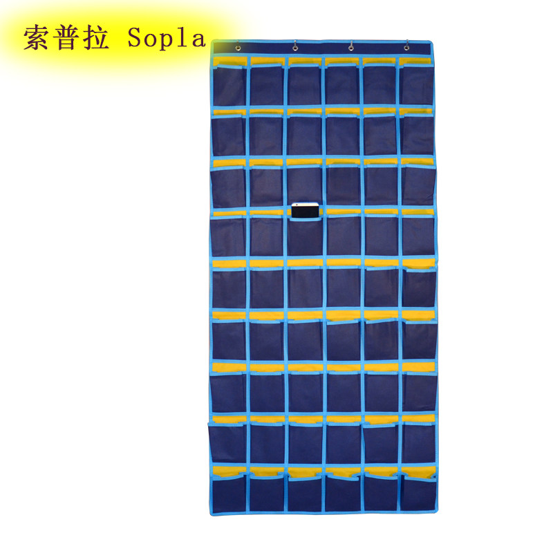 Sopra 54 pockets classroom class mobile phone bag wall wall-mounted door rear phone cashier bag hanging bag hanging wall