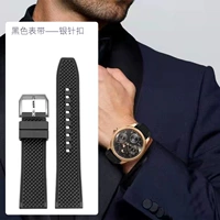 Черный серебряный универсальный ремешок для часов