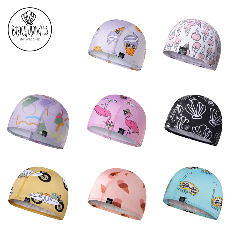 beachbandits Dutch children's swimming cap men's and women's baby's head cloth UPF50 sunscreen cloth cap - Taobao