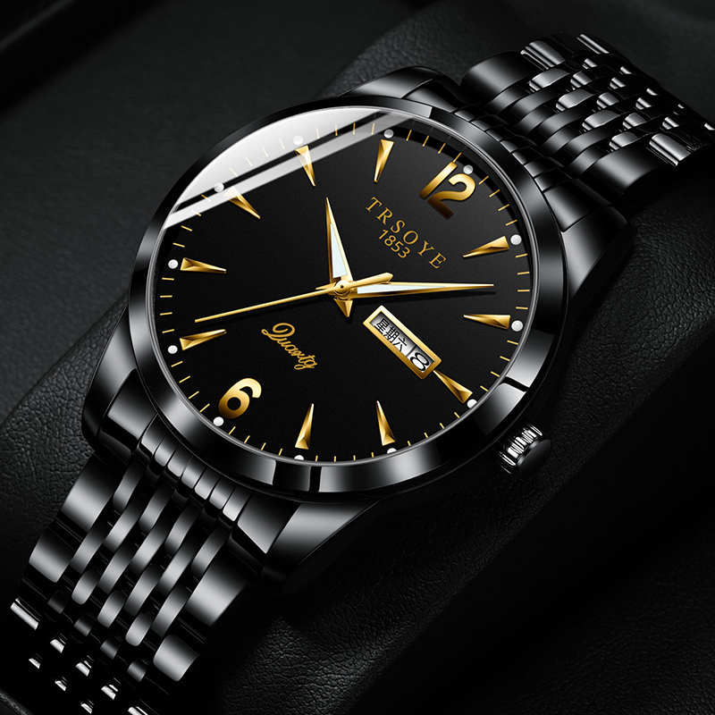 2021 new Swiss net red men's watch male student trend black technology trend men luminous waterproof mechanical watch